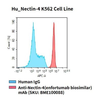 fc-cel100029 hu nectin 4 k562 cell line flow