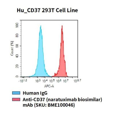 fc-cel100036 hu cd37 293t cell line flow