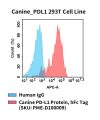 fc-cel100114 canine pdl1 293t cell line flow